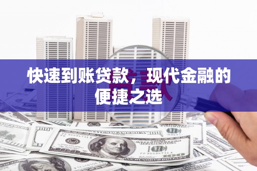 阜南快速到账贷款，现代金融的便捷之选