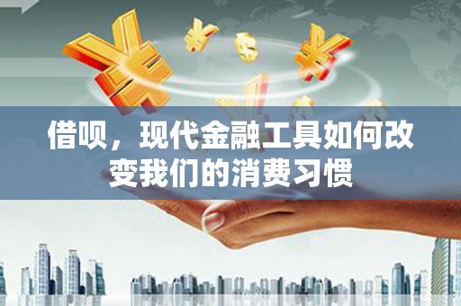 阜南借呗，现代金融工具如何改变我们的消费习惯
