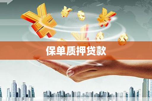阜南保单质押贷款