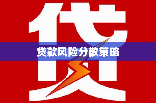 阜南贷款风险分散策略