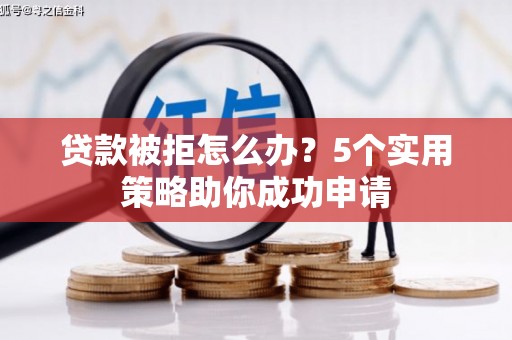 阜南贷款被拒怎么办？5个实用策略助你成功申请